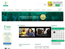 Tablet Screenshot of amide.org.br